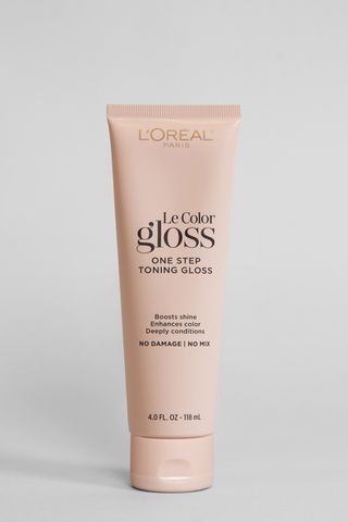 L'Oreal Paris One Step Toning Hair Gloss shot in Marie Claire's studio, one of the best hair glosses