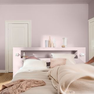Dulux colour of the year 2024 Sweet Embrace painted on walls