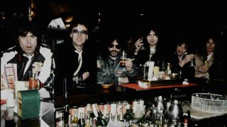 Whitesnake in 1983 sitting at a bar in Tokyo