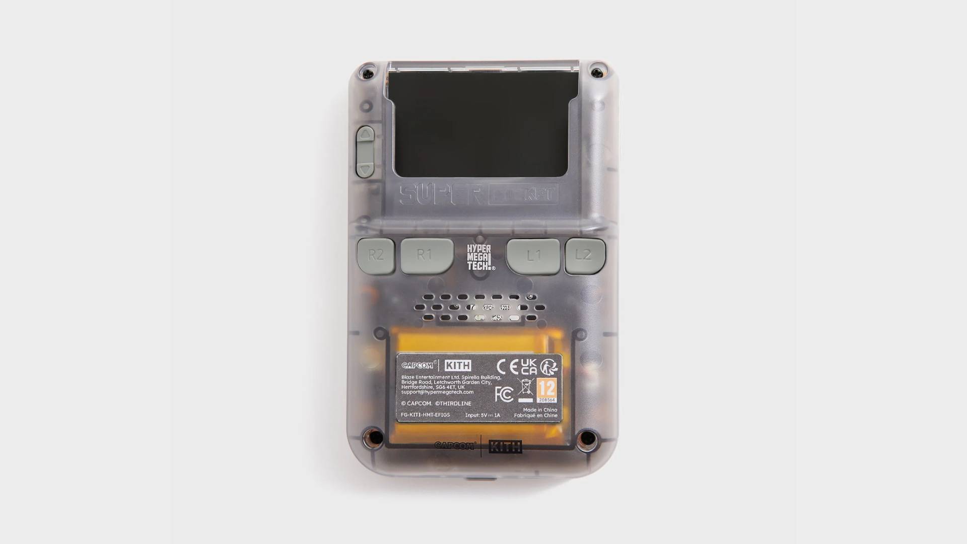 Back view of Kith Super Pocket handheld
