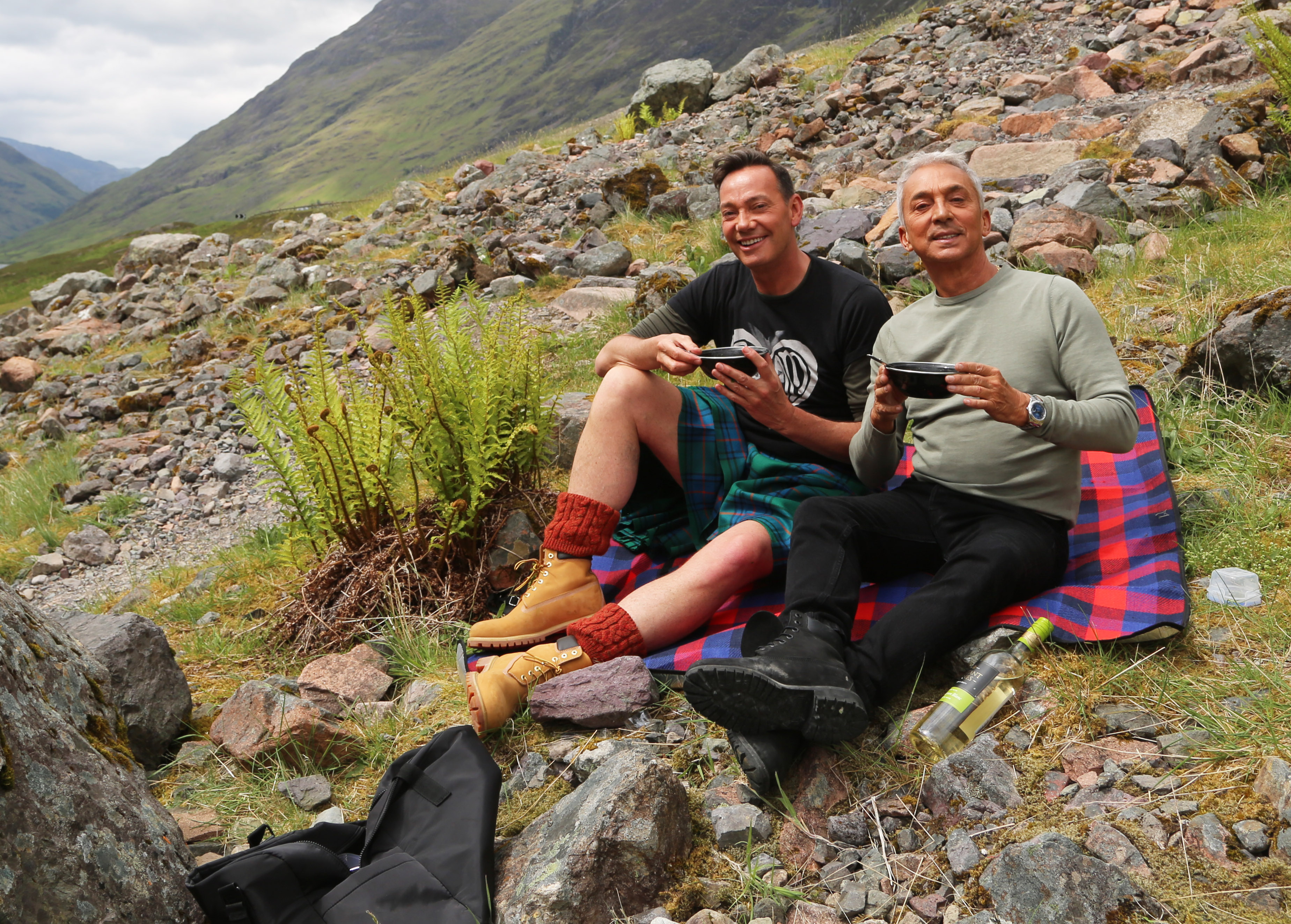 TV tonight Craig and Bruno in the Scottish highlands.