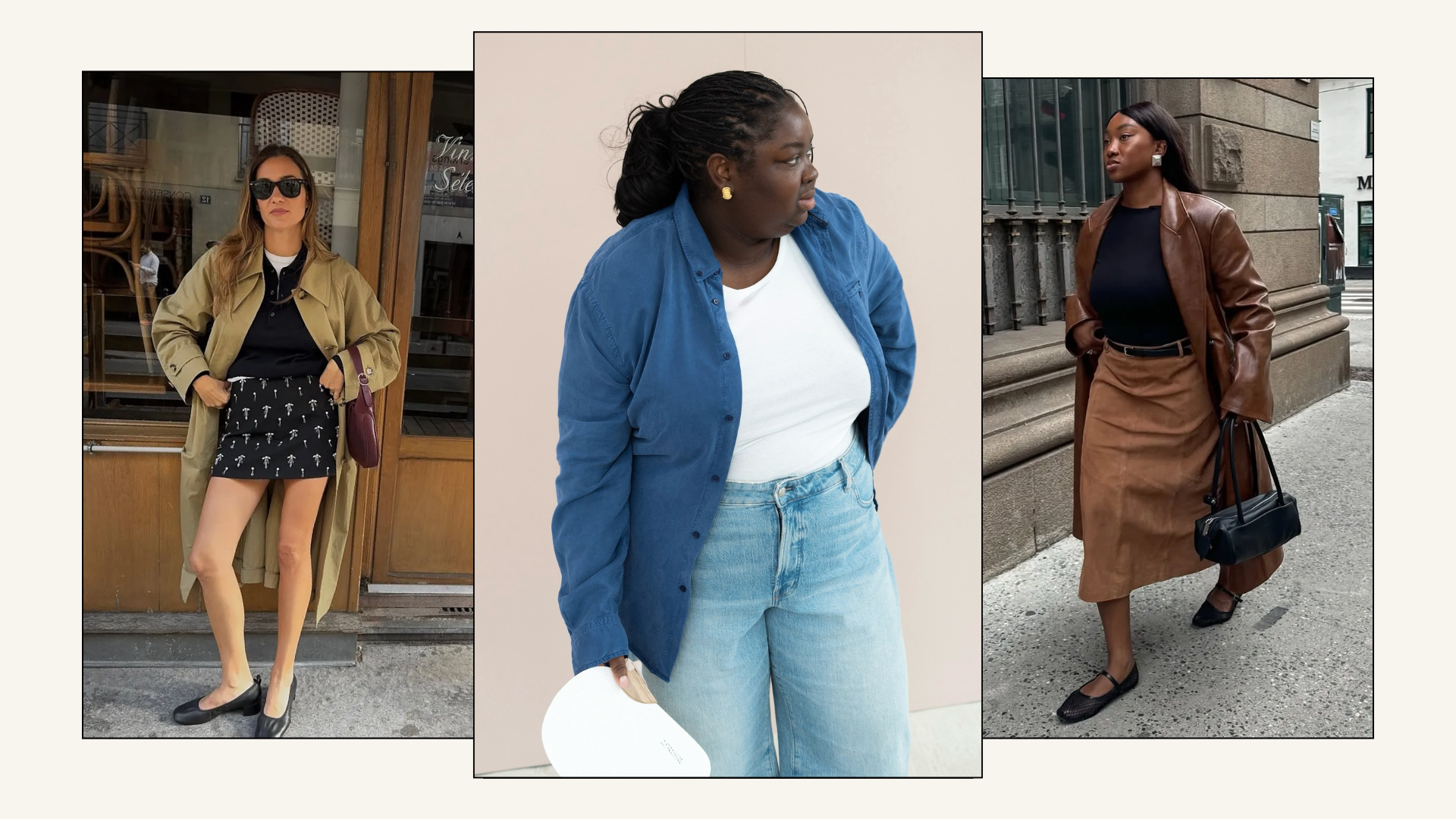 An image of the best in-between wardrobe items.