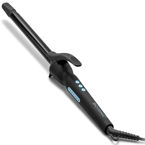 Bio Ionic Long Barrel Styler, 0.75" Curling Iron With Moisture Heat Technology &amp;amp; Nanoionic Mx, Verstatile Curling Wand With Longer Barrel for Small Tight Curls &amp;amp; Spirals