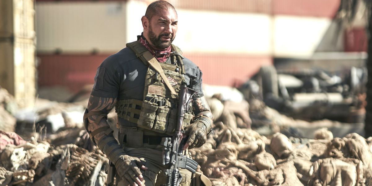 Dave Bautista in Zack Snyder&#039;s _Army of the Dead._