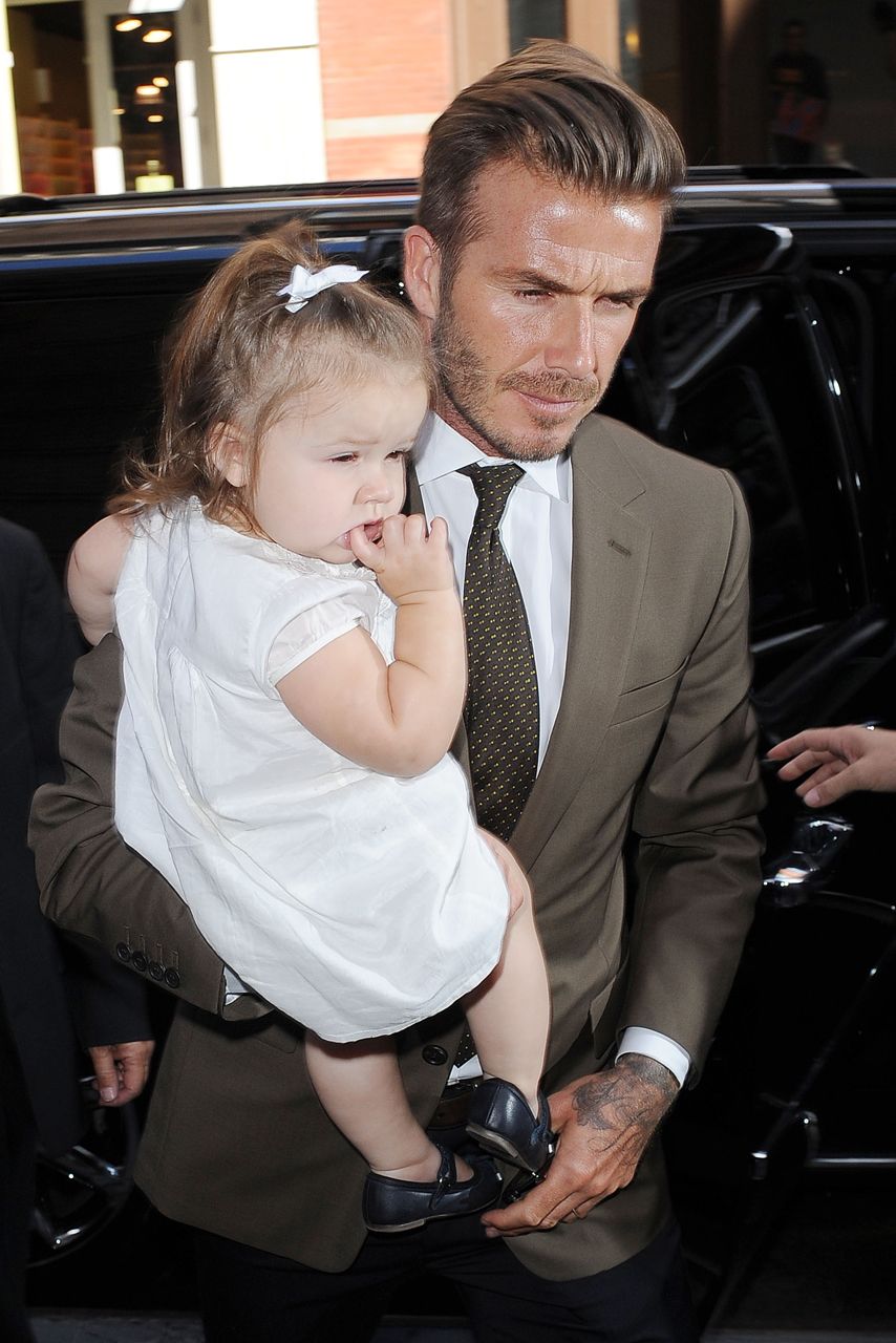 Harper and David Beckham