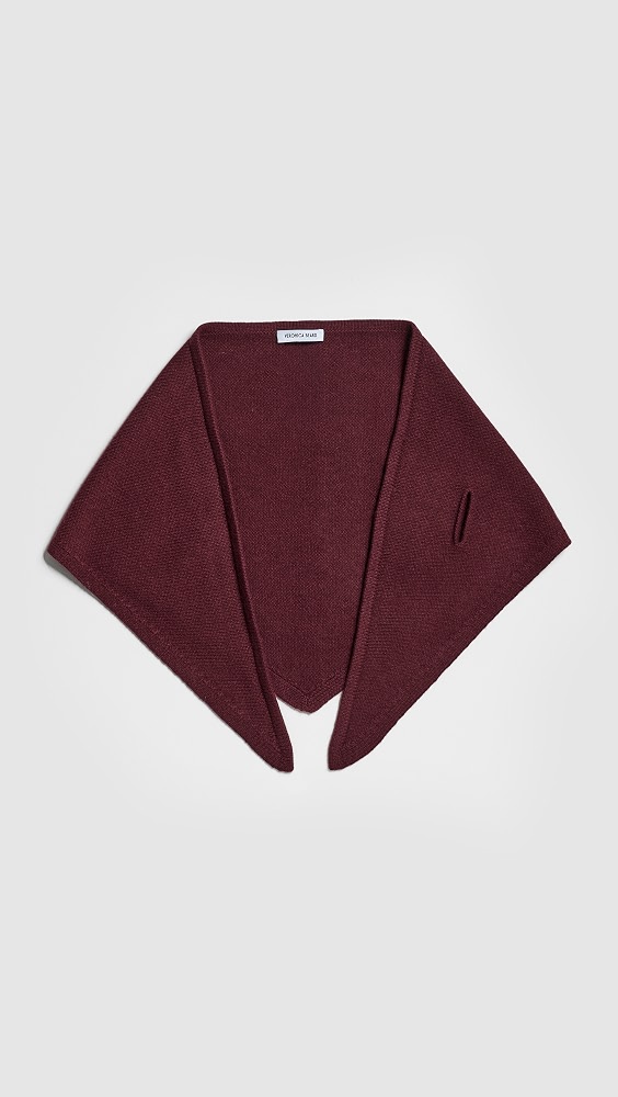 Drezel Knit Scarf - Burgundy