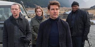 Simon Pegg, Rebecca Ferguson, Tom Cruise, Ving Rhames in Mission Impossible Fallout