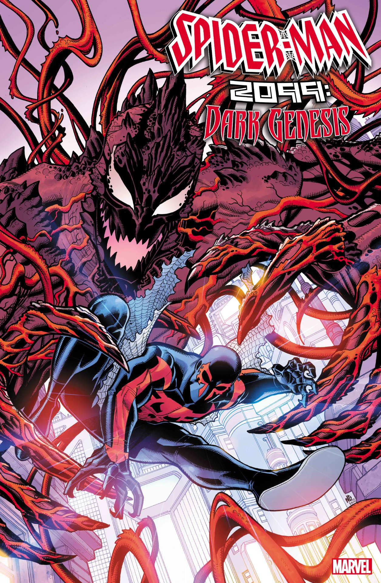 Portada de Spider-Man 2099: Dark Genesis #1