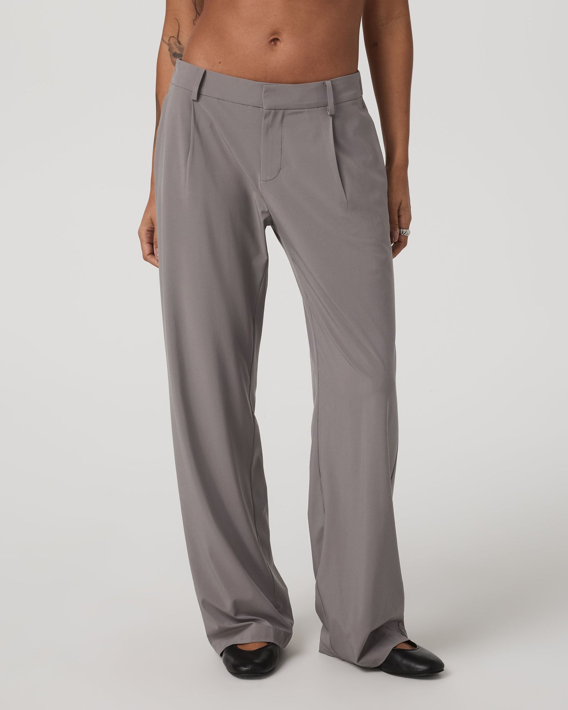 Villa Low Slung Trouser - Cavern Grey - Xxs