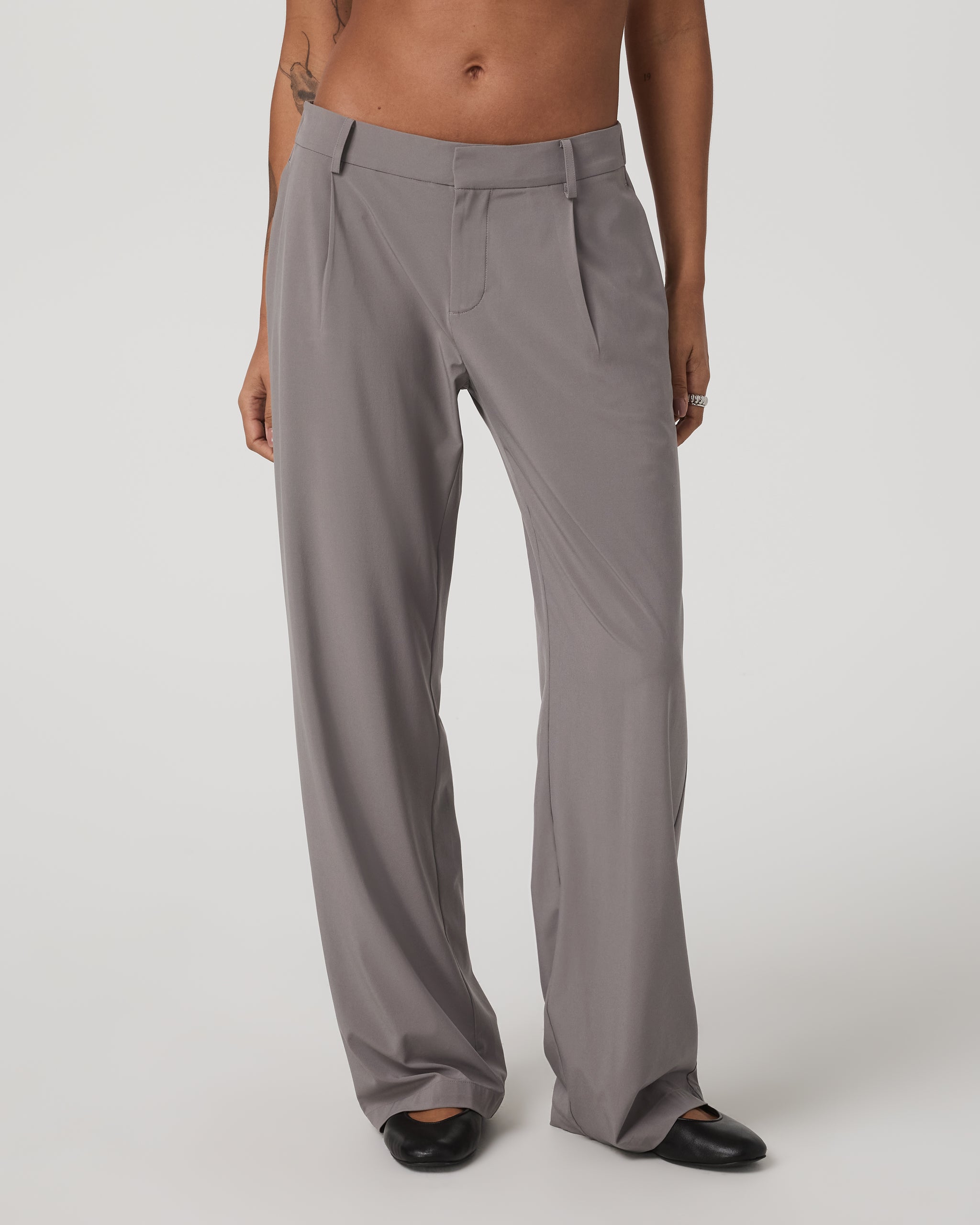 Villa Low Slung Trouser - Cavern Grey - Xxs