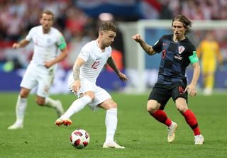 England failed to stagger their midfield against Croatia in the 2018 World Cup semi-final