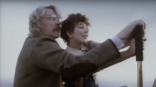 Bush and Sutherland in the Cloudbusting video