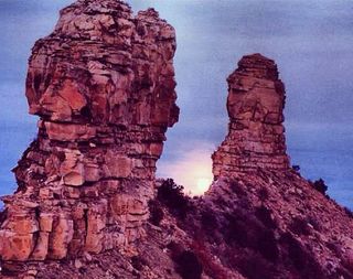 Colorado's Chimney Rock. Today (Sept. 21, 2012) President Barack Obama declared it a national monument.