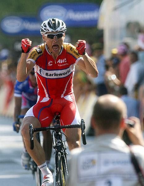 YEAH! Hunter wins and shows his emotions.