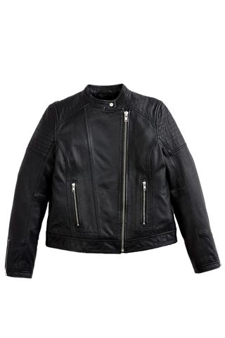 Women's 100% Leather Café Racer Jacket