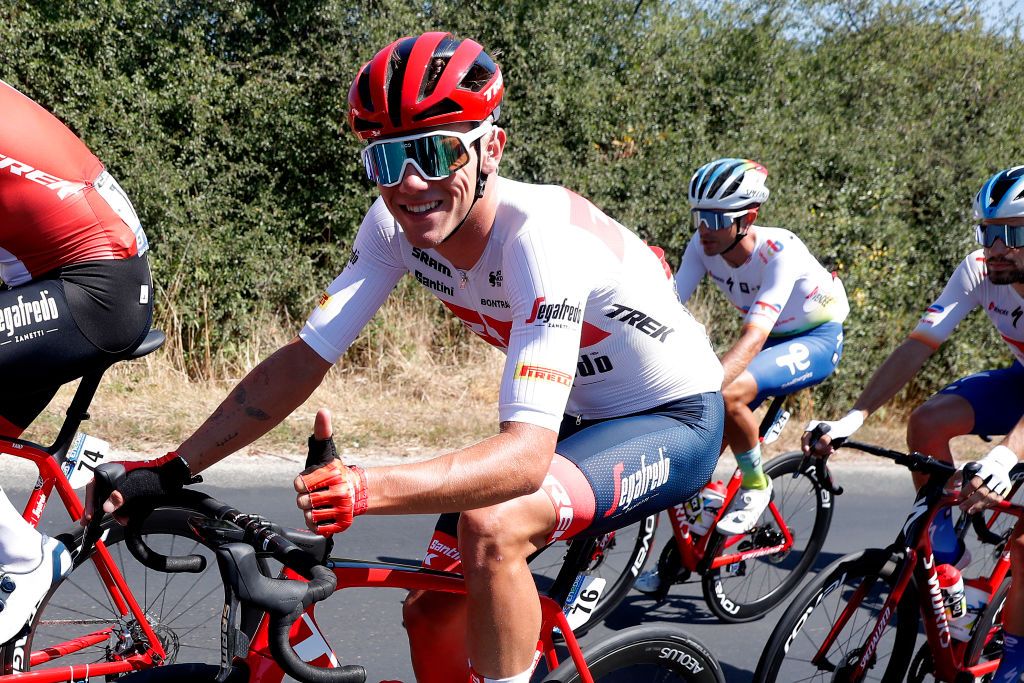 isa debut with Trek-Segafredo at the 2022 Thibau Nys made hTour de l'Ain