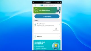 ESET Mobile Security app screen shot
