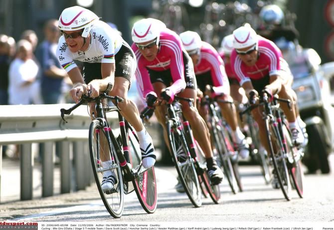 Then ITT world champion Michael Rogers with T-Mobile in 2006