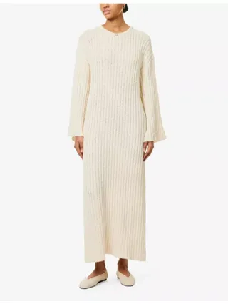 Eleanor Ribbed Knitted Maxi Dress