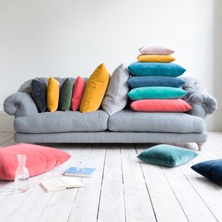 loaf scatter colorful cushions