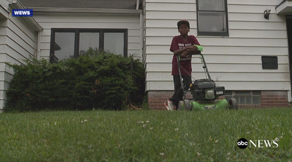 Neighbors called the cops on an Ohio 12-year-old with a lawn mowing business