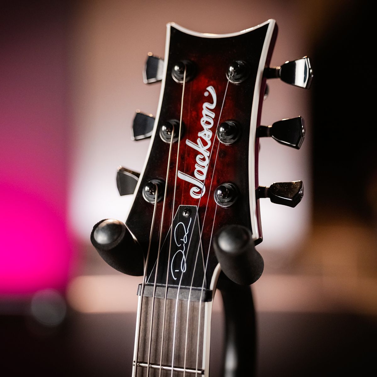 A photo of the Jackson Pro Series Signature Diamond Rowe Monarkh DR12MG