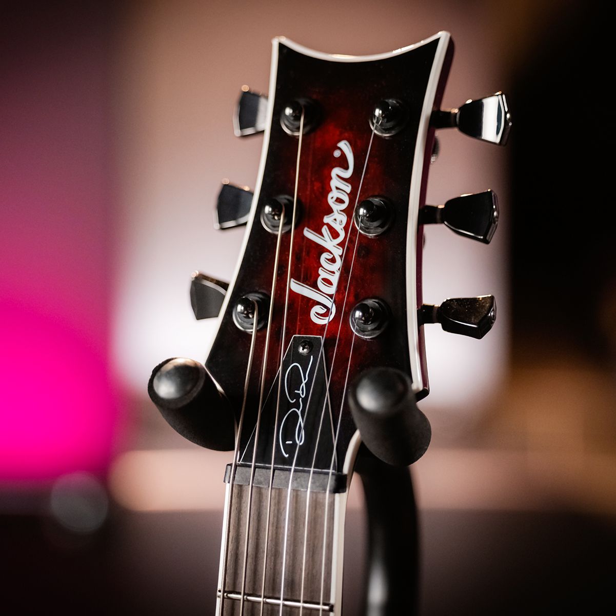 A photo of the Jackson Pro Series Signature Diamond Rowe Monarkh DR12MG