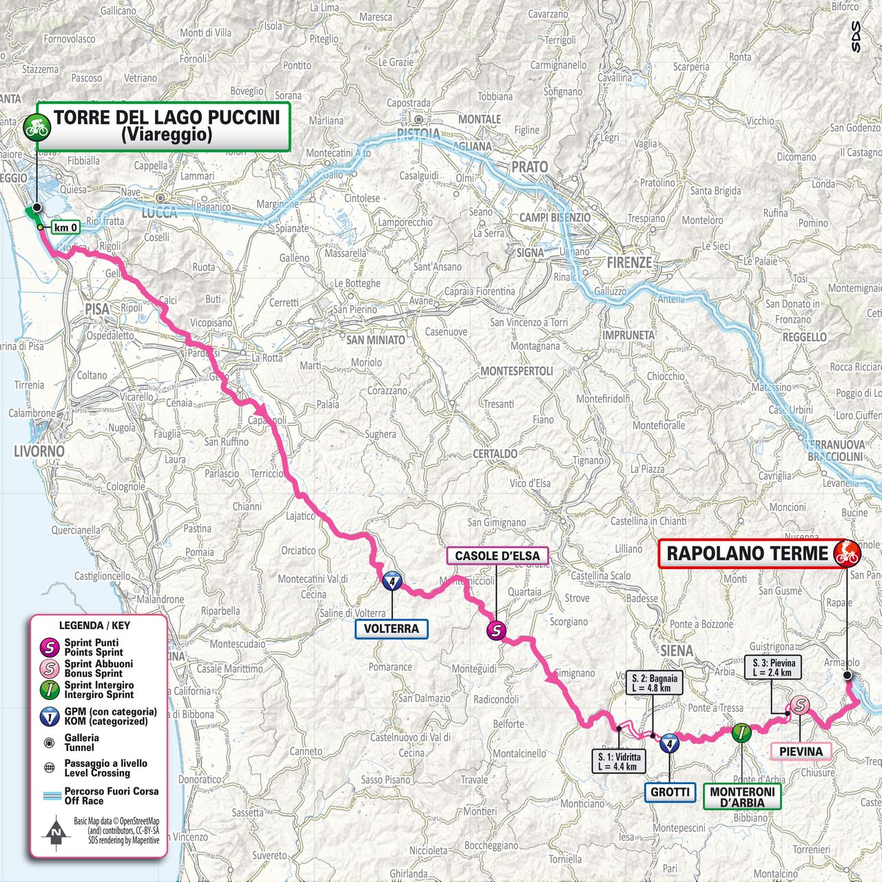 2024 Giro d'Italia maps and profiles