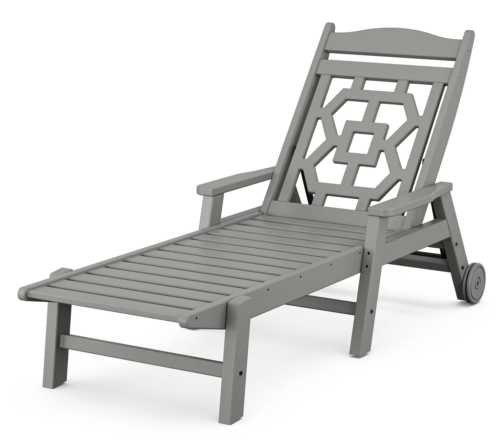 Martha Stewart by Polywood Chinoiserie Chaise Lounge