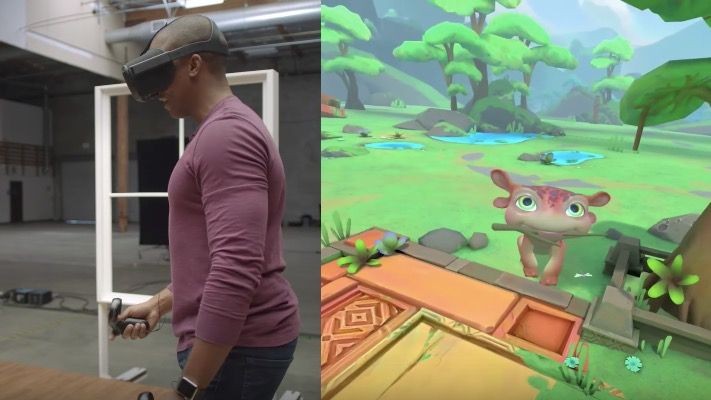 Project Santa Cruz as seen in an Oculus video