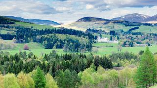 Blair Castle is set amid beautiful Glen Tilt