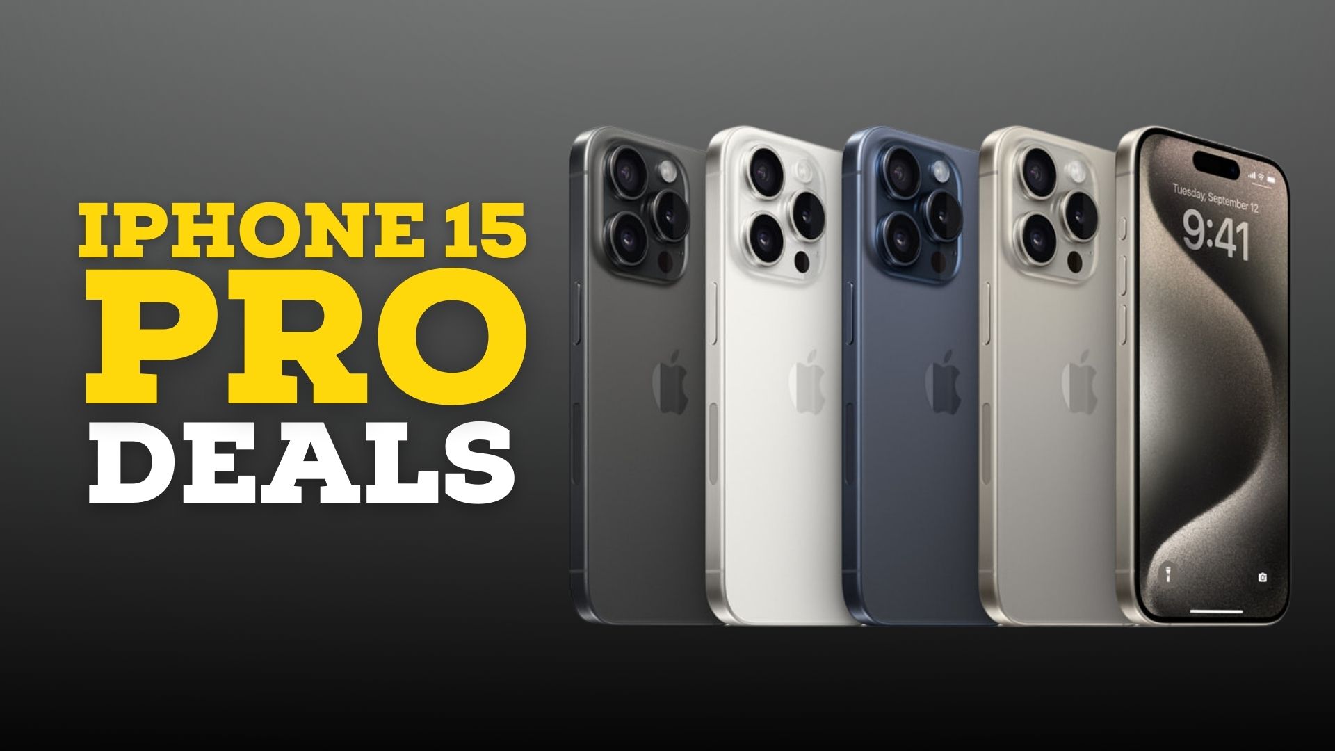 The Best iPhone 15 Pro Deals in December: Free Upgrades at