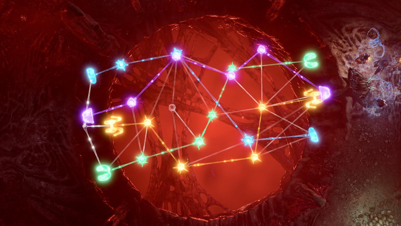Baldur's Gate 3 brain puzzle solution from above
