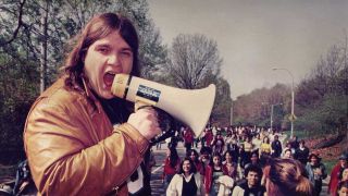 Meat Loaf with a megaphone