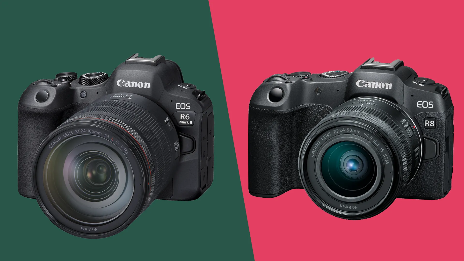 Canon EOS R8 vs R6 Mark II