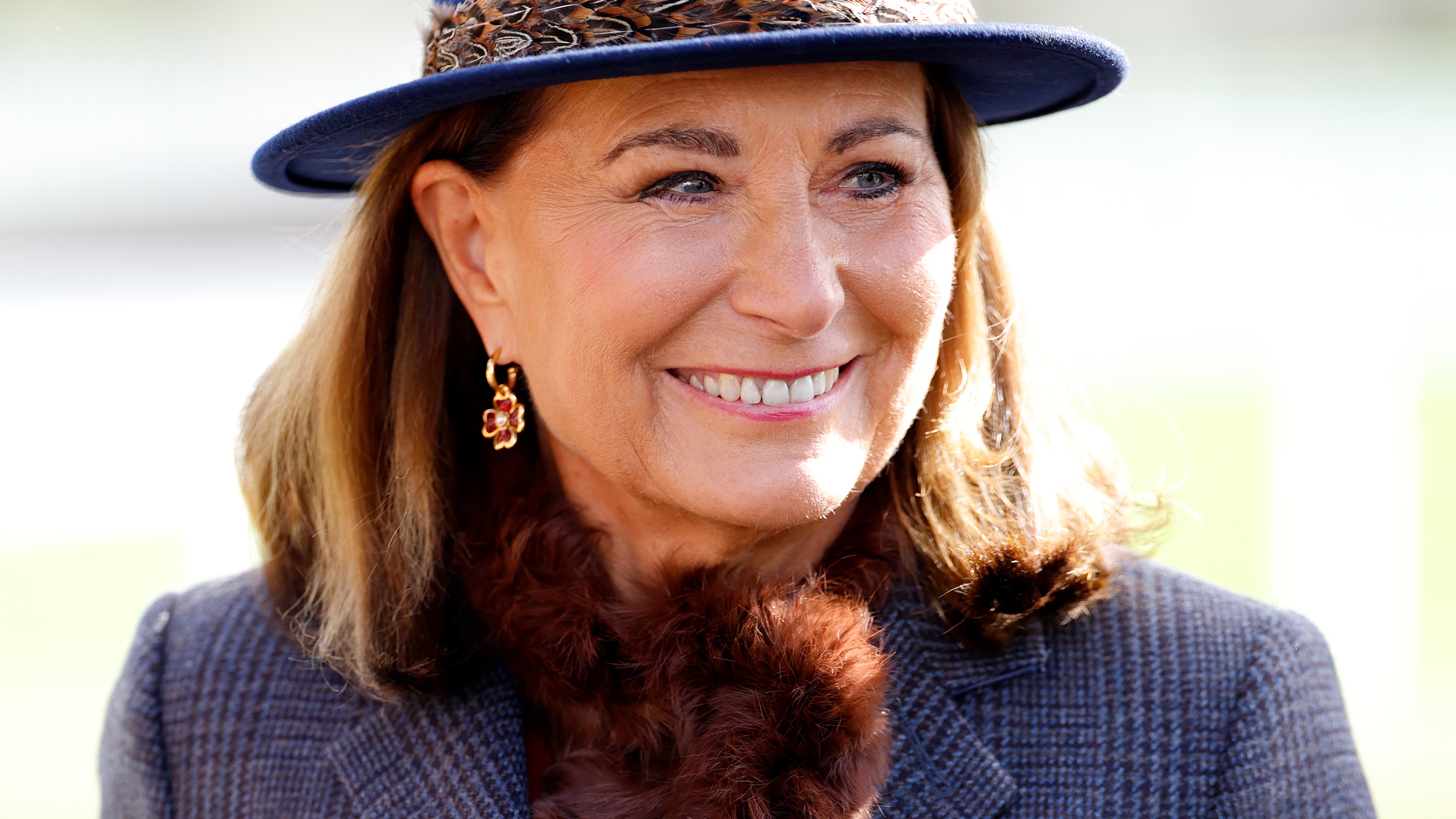 Carole Middleton attends day 2 'Ladies Day' of the Cheltenham Festival at Cheltenham Racecourse on March 11, 2026
