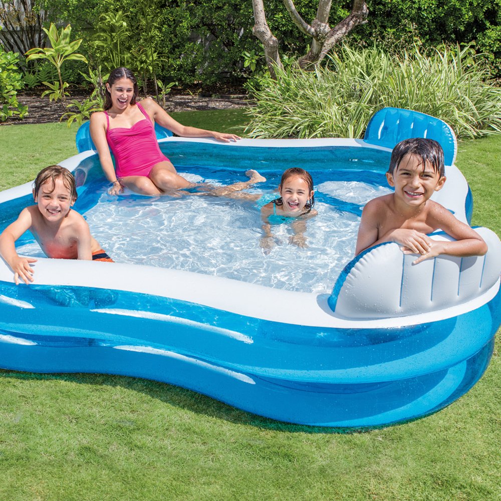 paddling pool with seats