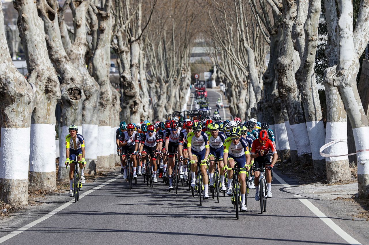 Clasica de Almeria 2022 - 35th Edition - El Ejido - Roquetas de Mar 188,2 km - 13/02/2022 - Peloton - Scenery - photo Luis Angel Gomez/SprintCyclingAgency&Acirc;&copy;2022
