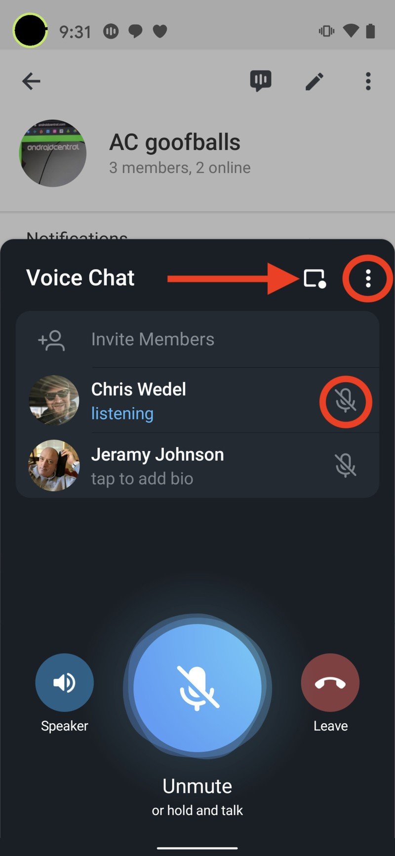 How to use Telegram's Voice Chat feature to create your own shared live ...