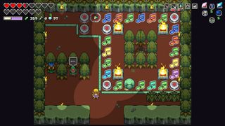 Cadence of Hyrule Lost Woods - Tingle's Puzzle