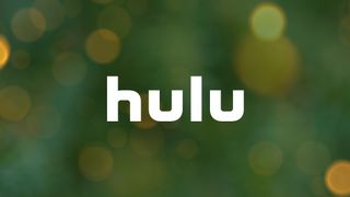 Hulu logo on a dark green background