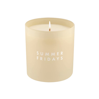 A Summer Fridays soft vanilla candle
