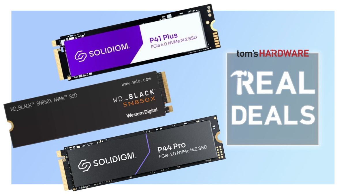 Triple Threat SSD Deals as Low as $59: Real Deals | Tom's Hardware