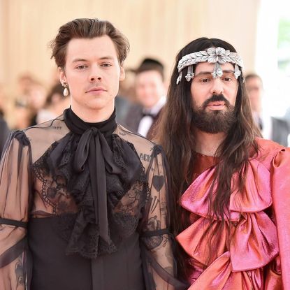 Harry Styles and Alessandro Michele