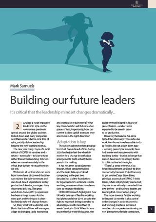 How to build our future leaders - IT Pro - The Business Briefing