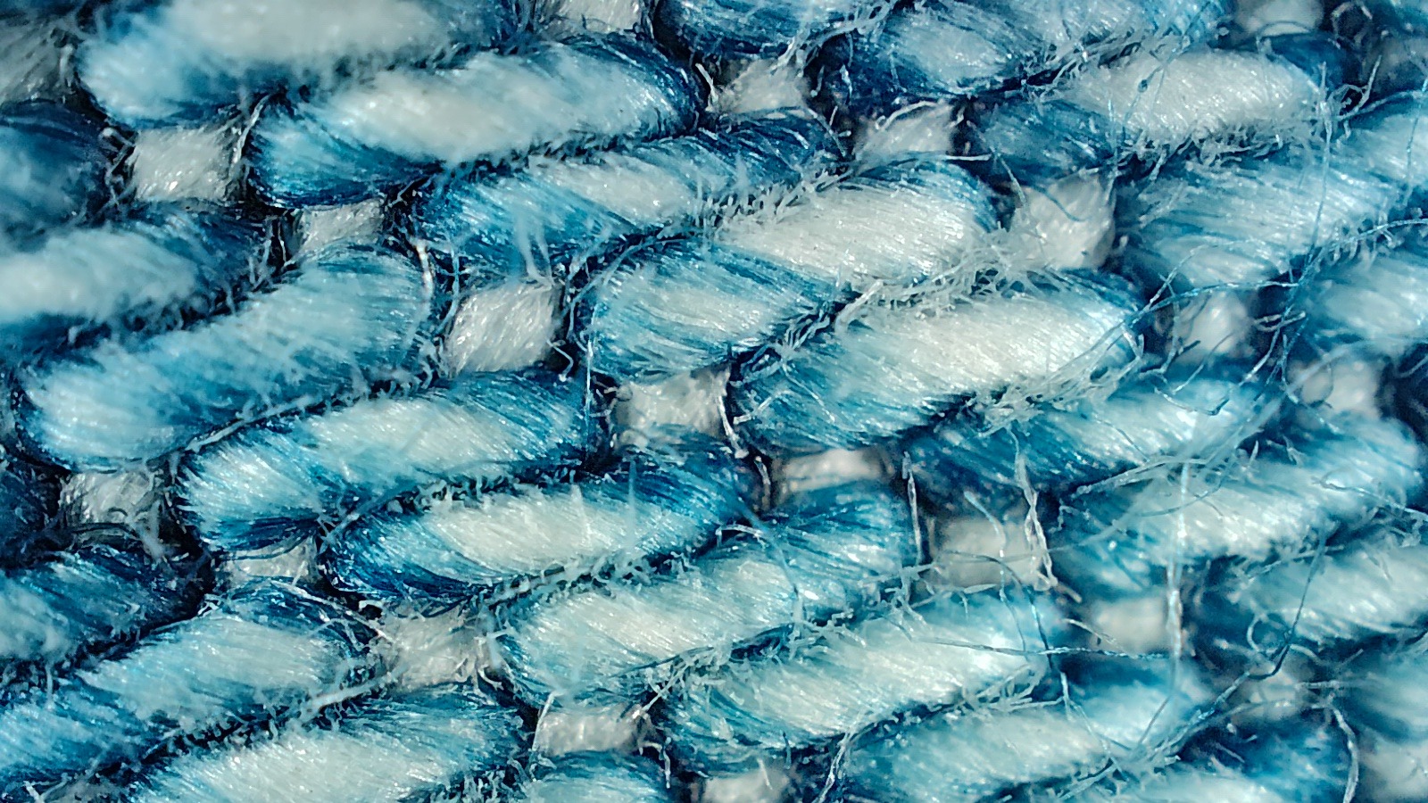Microscopic image of a pair of jeans taken with the Realme GT 2 Pro
