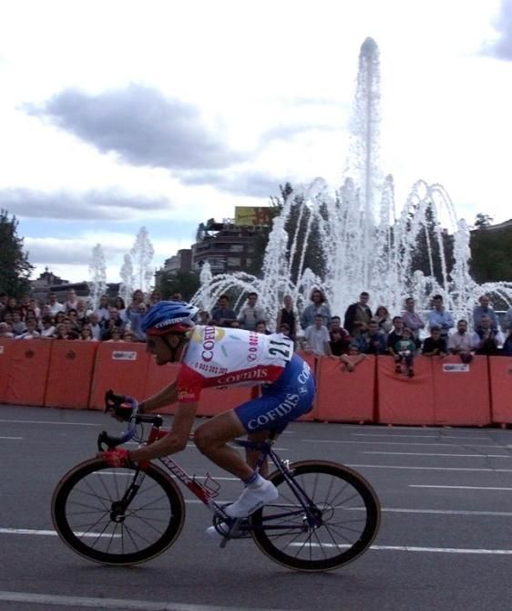 Franck Vandenbroucke rode to the final stage in Madrid in the 1999 Vuelta