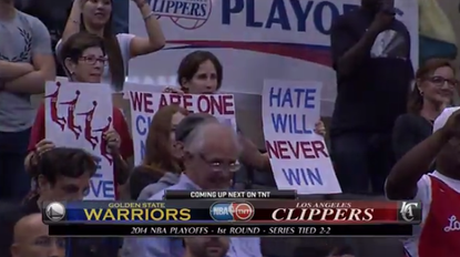 Clippers fans give team heartwarming standing ovation after racist owner banned for life