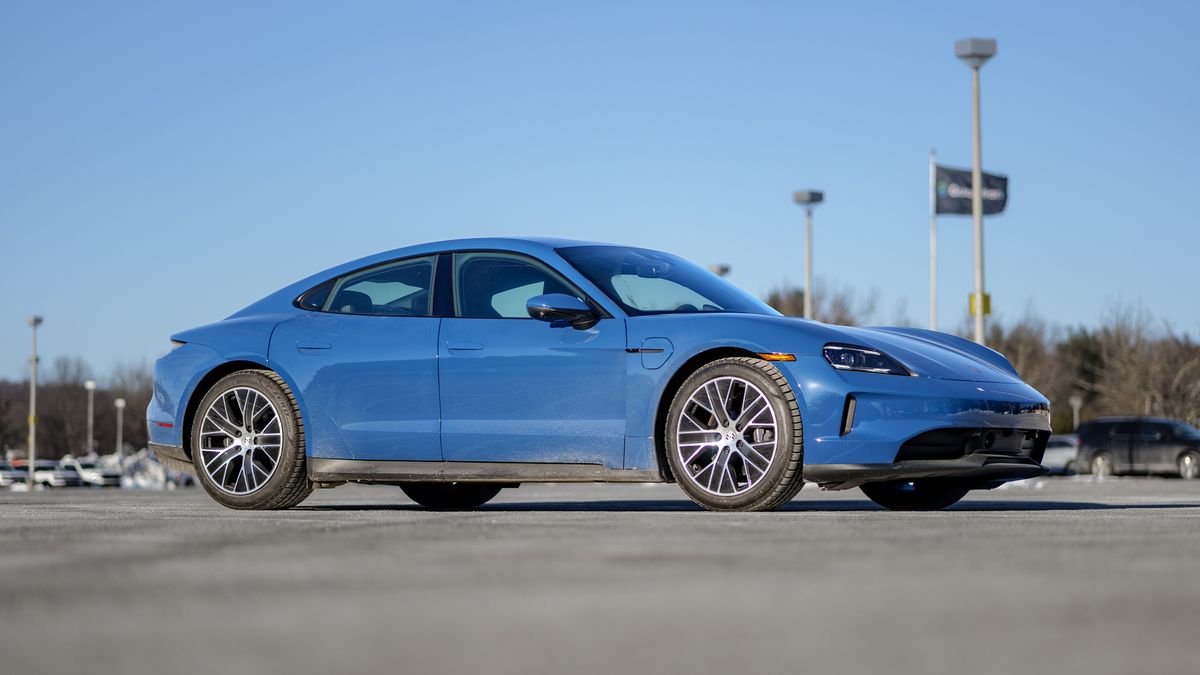 2025 Porsche Taycan test drive.