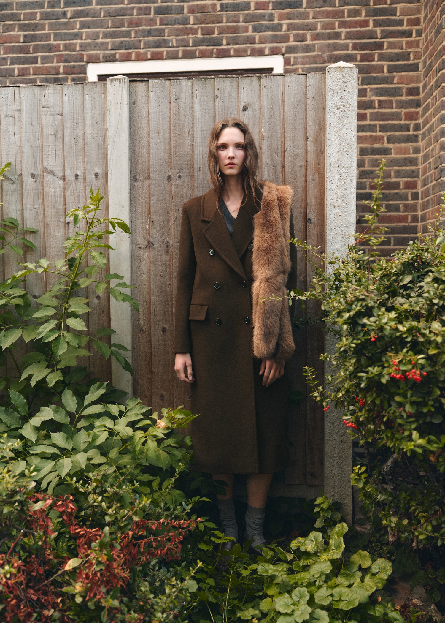 Double-Breasted Wool Coat - Women | Mango United Kingdom